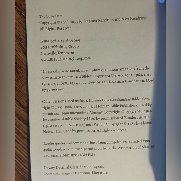 The Love Dare: Now with Free Online Marriage Evaluation - Picture 10 of 11